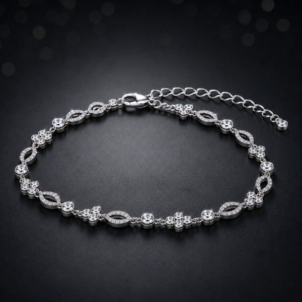 腳鍊→鑽石 