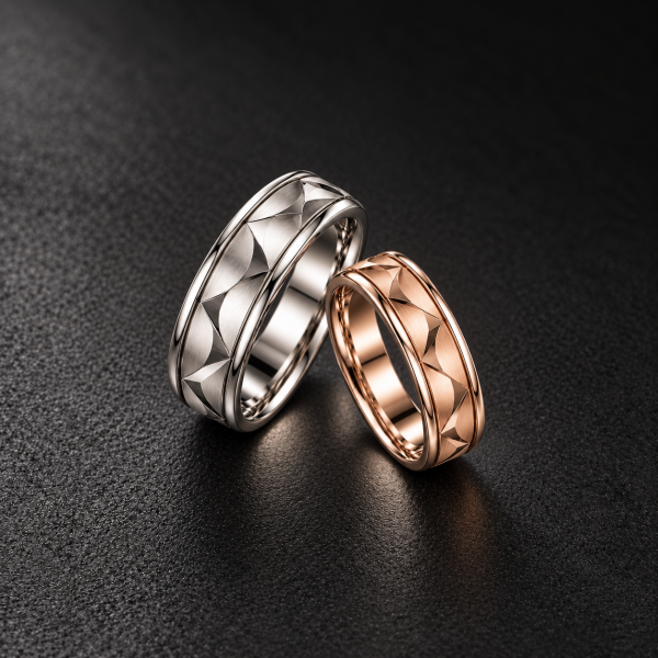 男女對戒→小鑽 